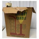 Poloron Giant Holiday candles in box