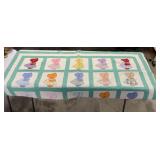 Sunbonnet girl quilt
