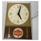 Schaefer electric beer clock