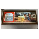 Budweiser Light lighted sign
