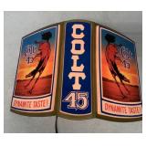 Colt 45 Malt Liquor lighted sign