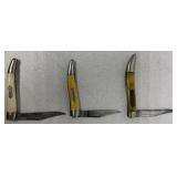 3 fish knives; Ka-Bar and 2 Imperials