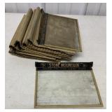 7 Stone Mountain cigar box store counter lids