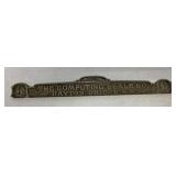 The Computing Scale Company name plate