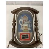 Black label beer lighted sign