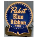 Pabst Blue Ribbon Beer lighted sign
