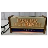 Canadian Lord Calvert light up sign