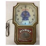 Pabst Blue Ribbon lighted clock
