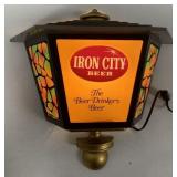 Iron City Beer light up sign