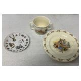 Austrian ABC plate & Bunnykins cup and saucer