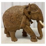 wood carved elephant