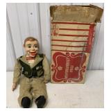 Jerry Mahoney Ventriloquist doll w/box