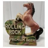 Rolling Rock Premium Beer adv. Display