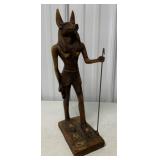 resin statue of Anubis