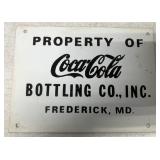 Property of Coca-Cola Bottling Co. Frederick MD