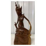 Dewi Ratih goddess of the moon carved figure