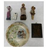 calendar plate, kissing couple stopper as well as