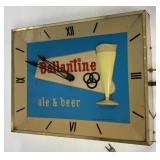 Ballantine Ale & Beer lighted clock
