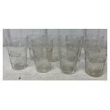8 Drink Moxie glasses