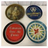 4 beer trays including Bavarian Beer
