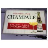 Sparkling Champale lighted sign