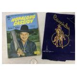 Hopalong Cassidy Novel, pocket cutouts + token