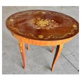 Inlayed & decorated small candle stand