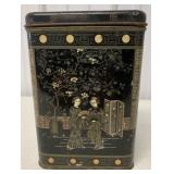 large Chinese tea tin