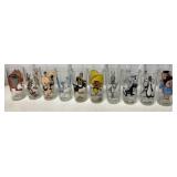 10 Warner Bros. 1973 Pepsi character glasses