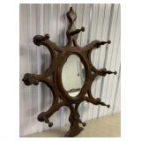 hall mirror/hat rack