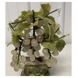 Chinese jade stone grapevine