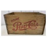 Pepsi-Cola wood crate