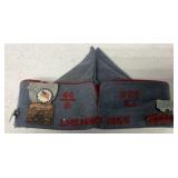 Cheminot 1965 hat w/ pins