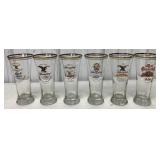 6 Yuengling Product beer glasses