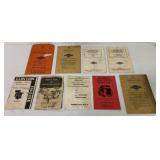 8 Briggs&Stratton Clinton Operating/Parts Books