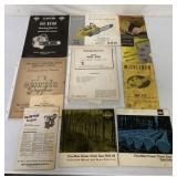 10 Chainsaw Pamphlets - Clinton, McCulloch &ï¿½
