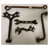 5 Asst Wrenches,3 International Harvester
