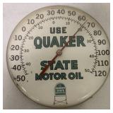 Quaker State Motor Oil thermometer