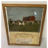 Lancaster Bone Fertilizer Co,Framed Calendar