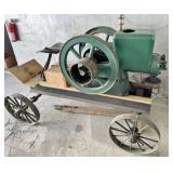 6hp Fairbanks Z Engine on cart w/ magneto