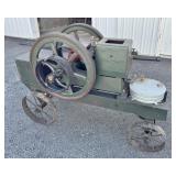 4hp Headless Witte on cart , runs