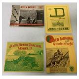 4 John Deere Tractor Booklets/Power Farming