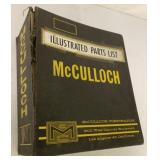McCulloch Illustrated Parts List/Binder