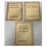 3 Allis Chalmers Dealers Parts Catalogs
