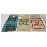 5 Cloth Seed Bags,3-Hoffman Seeds.Landisville