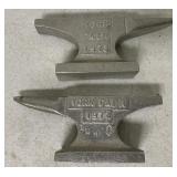 lot of 2 York Fair Anvils- 1973 & 1974