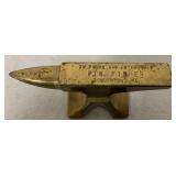 Minature Paperweight Anvil