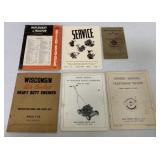 6 pcs-Wisconsin/Continental/Craftsman Manuals