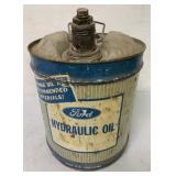 Ford Hydraulic 5 Gallon Oil Can/Lid