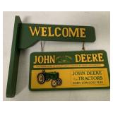 Wooden John Deere Sign/Bracket